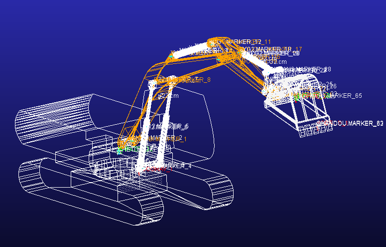 普通挖掘机动臂机构设计与运动分析
