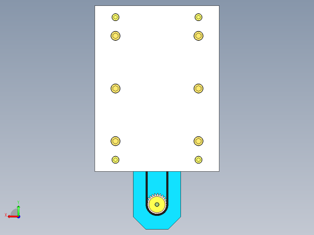 螺纹盖注塑模具设计含三维二维说明后视图