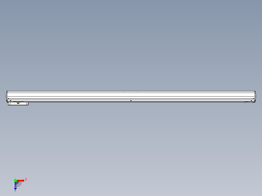 威洛博LC系列3d模型模组LC22H1Y-S1800俯视图