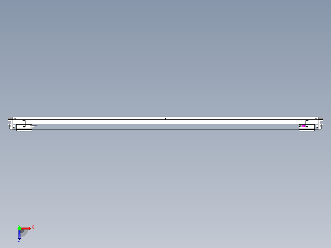 威洛博VL系列3d模型模组2VL22H1Y-S1850俯视图