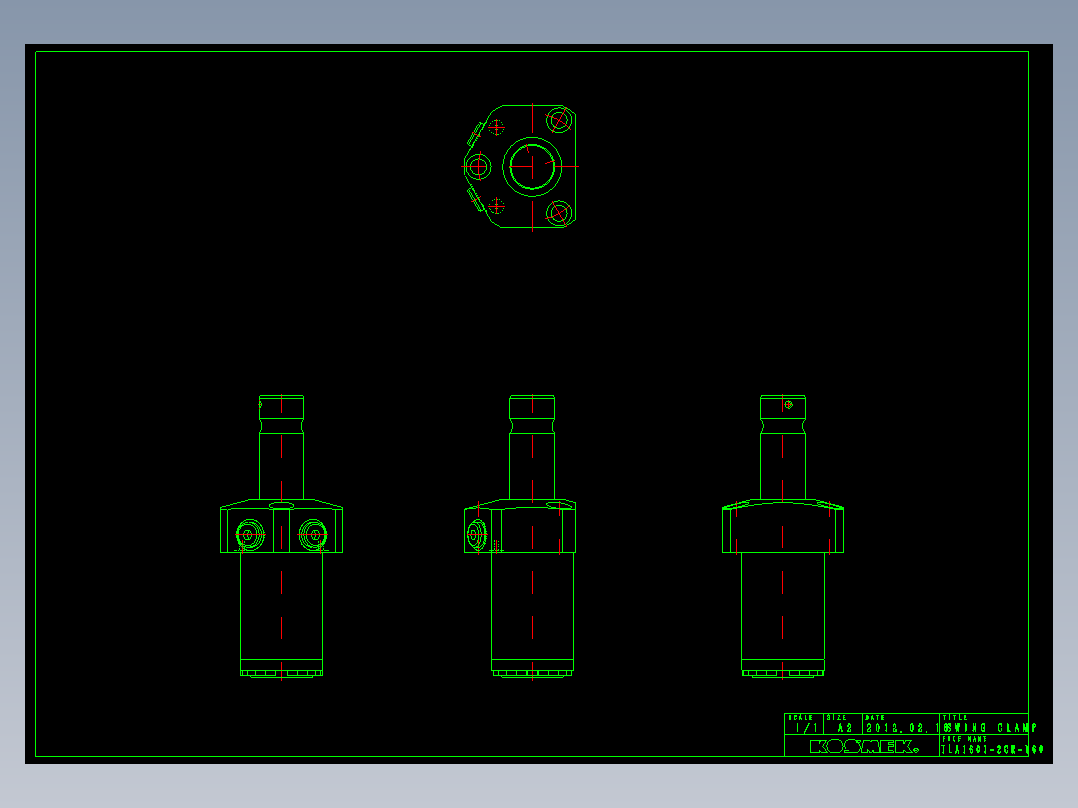 KOSMEKTLA1601-2CR-Y60多系列多零件图纸模型