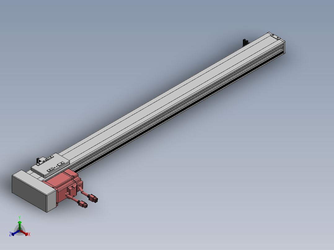 精密模组MY60-T10-800L-BL-P20B-C4-C正等轴测图