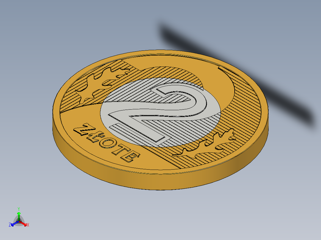 两枚波兰兹罗特硬币