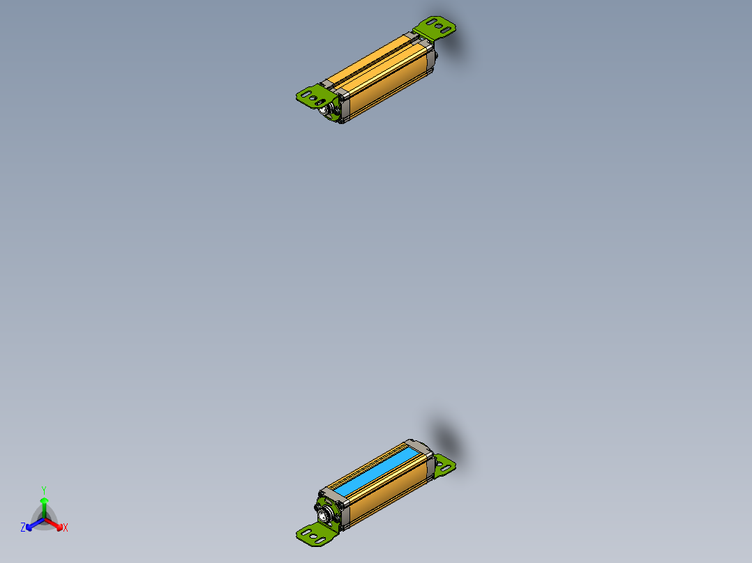安全_区域传感器H2EL0810_30_30_3D正等轴测图