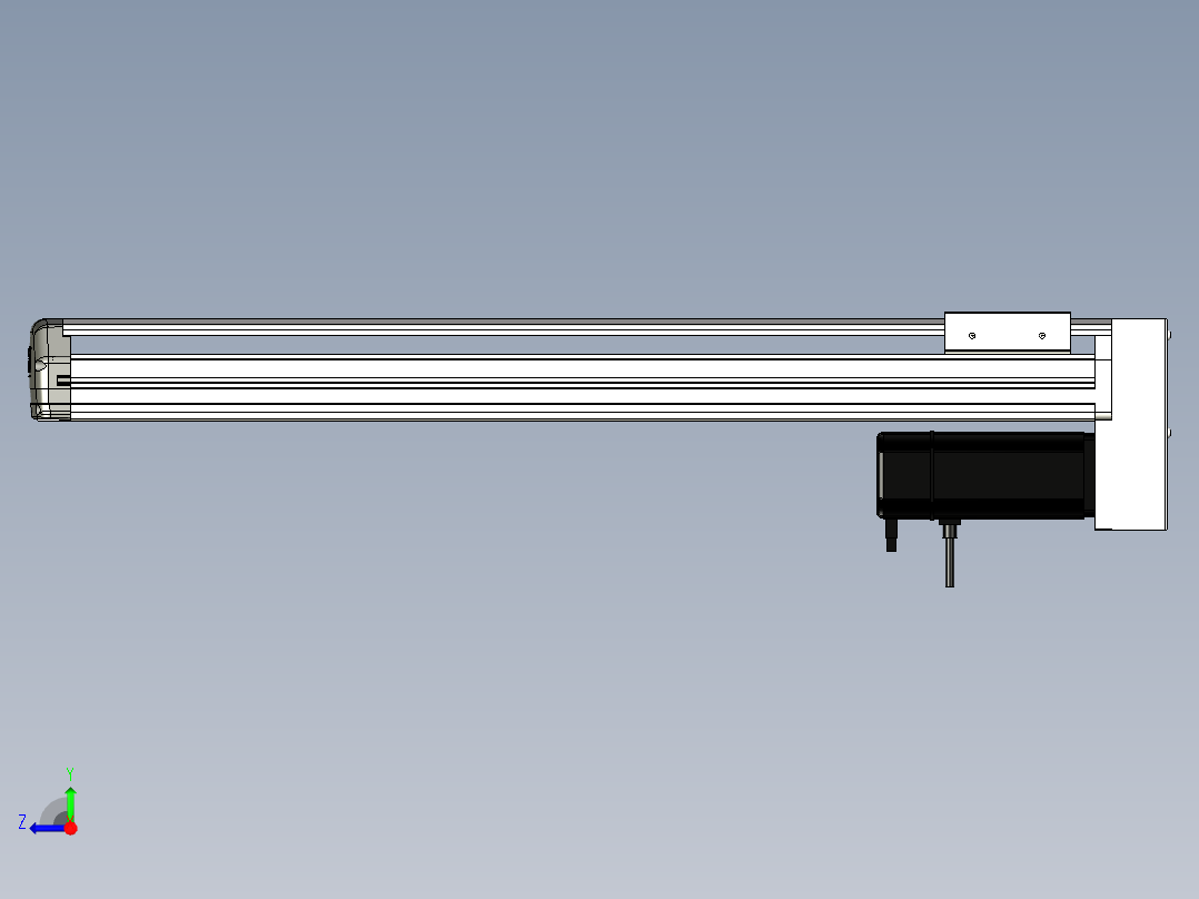 Toyo东佑达直线模组-ETH13-600-BM-400W+煞車右视图