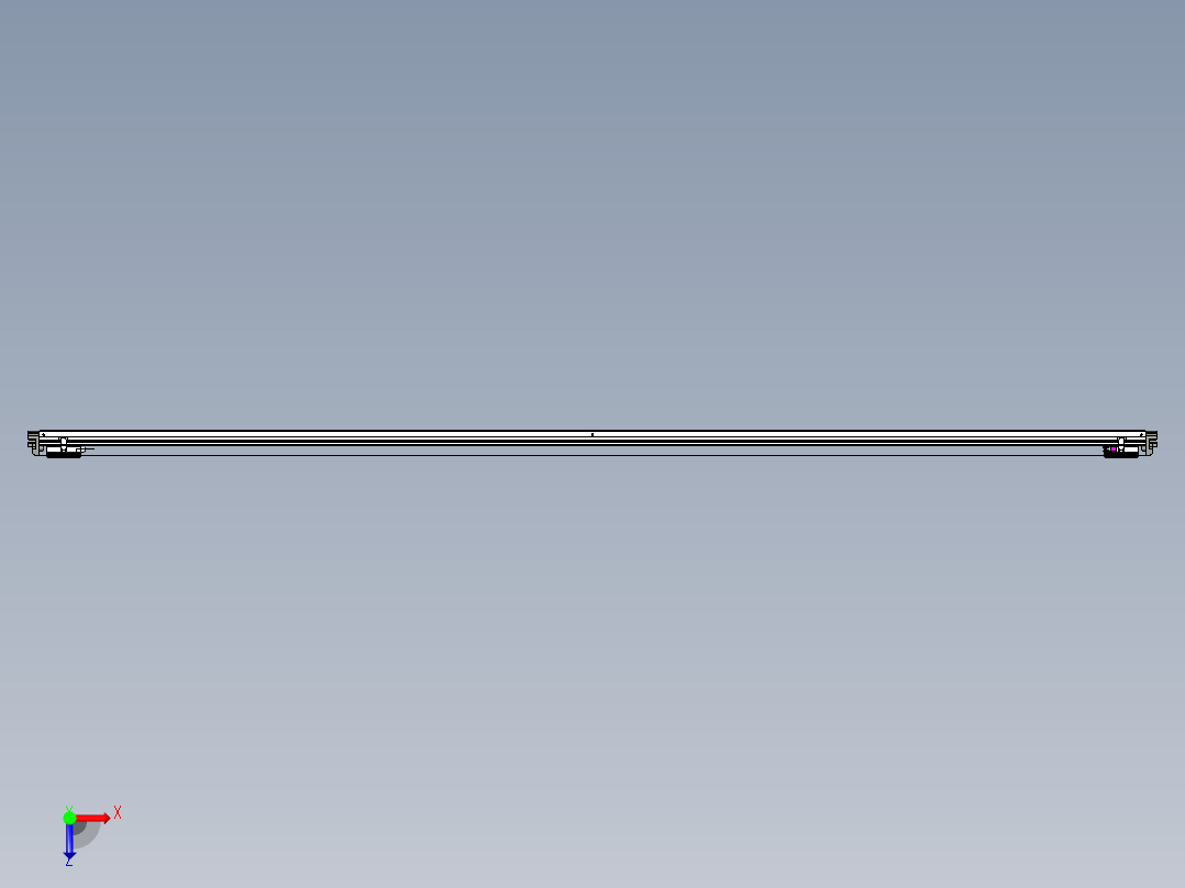 威洛博VL系列3d模型模组2VL14S1Y-S3250俯视图