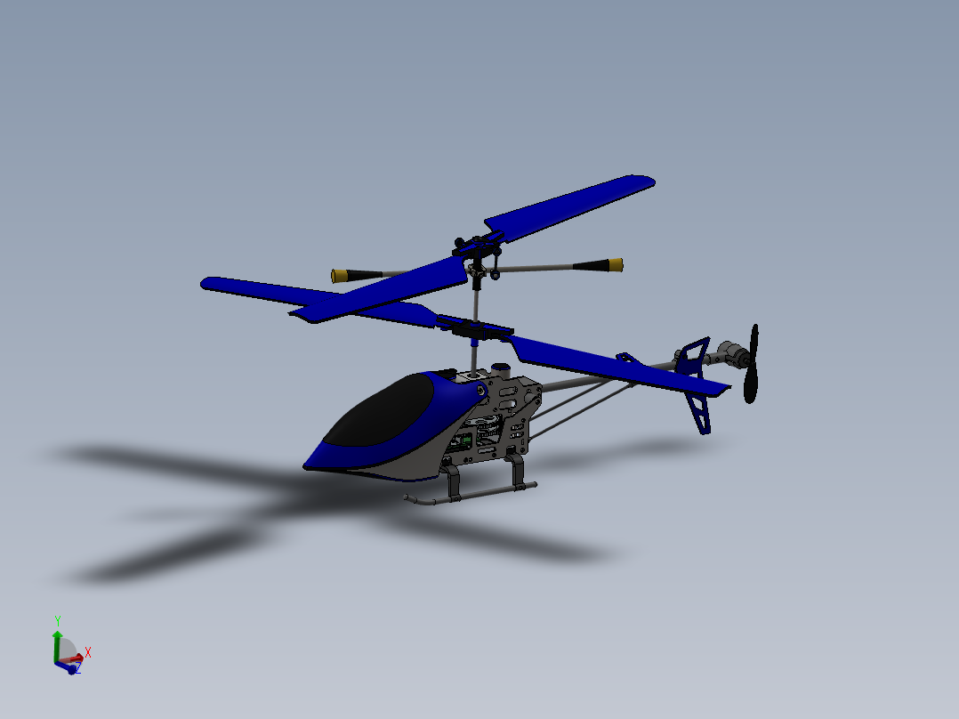 直升飞机 飞机模型设计 (81)