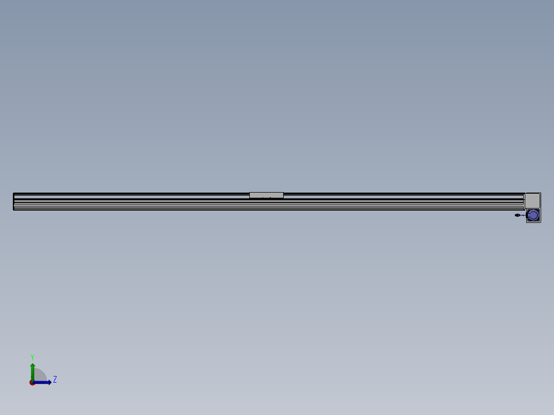 精密模组MT220-L150-3100-RD-M75-C4左视图