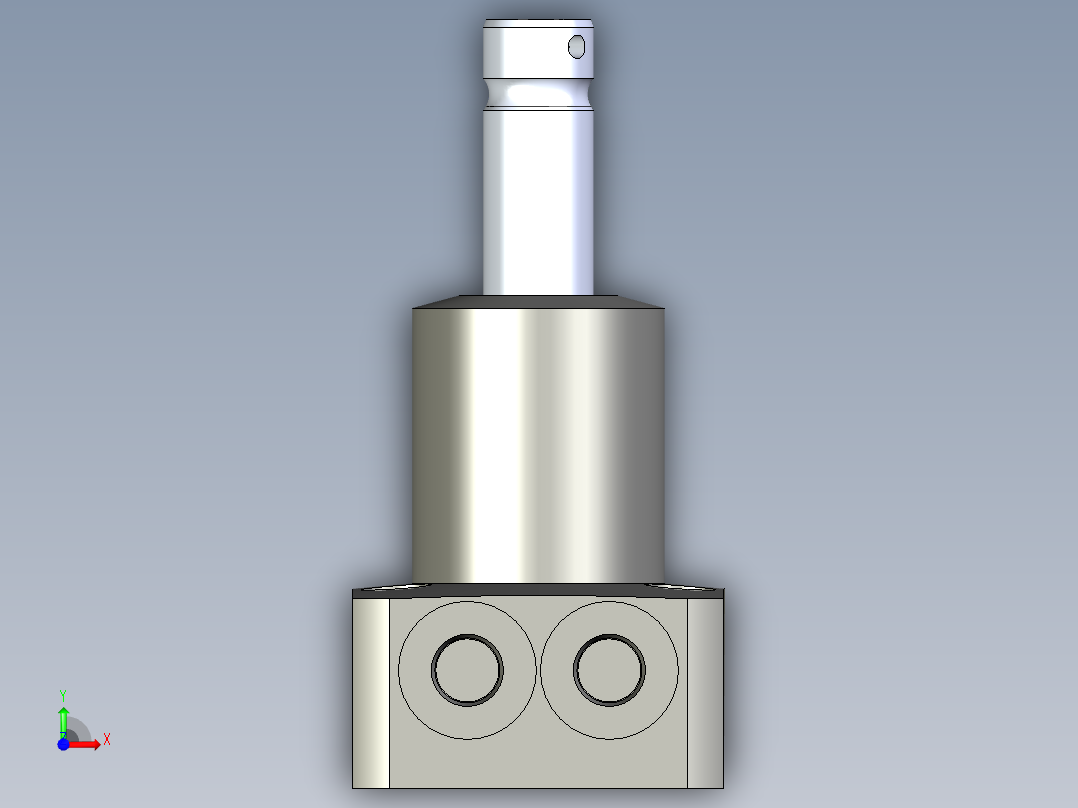 KOSMEKTLB0401-2JL多系列多零件图纸模型前视图