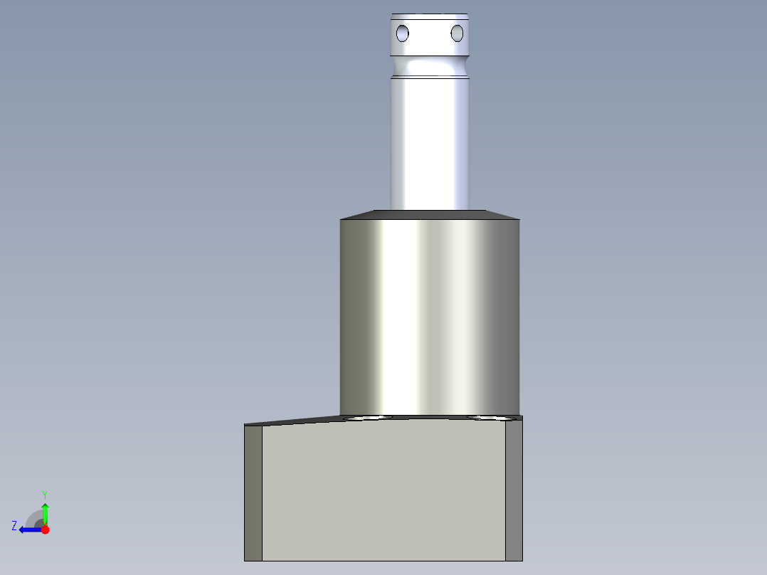 KOSMEKTLB0401-2JL多系列多零件图纸模型右视图