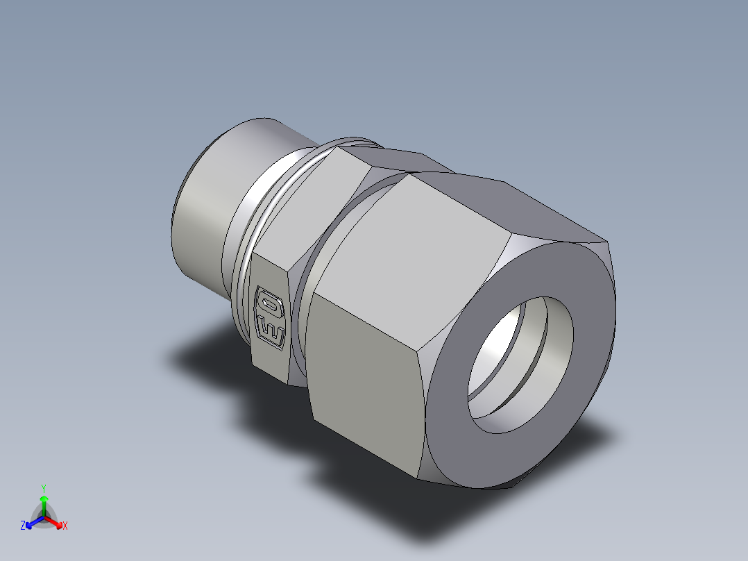 卡套式工业通用硬管接头EO_Male_Stud_connector_GEO15ZLMCF