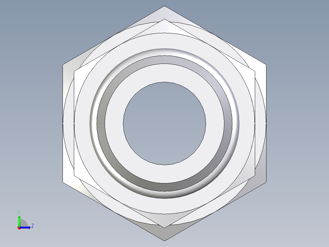 卡套式工业通用硬管接头EO_Male_Stud_connector_GEO15ZLMCF左视图