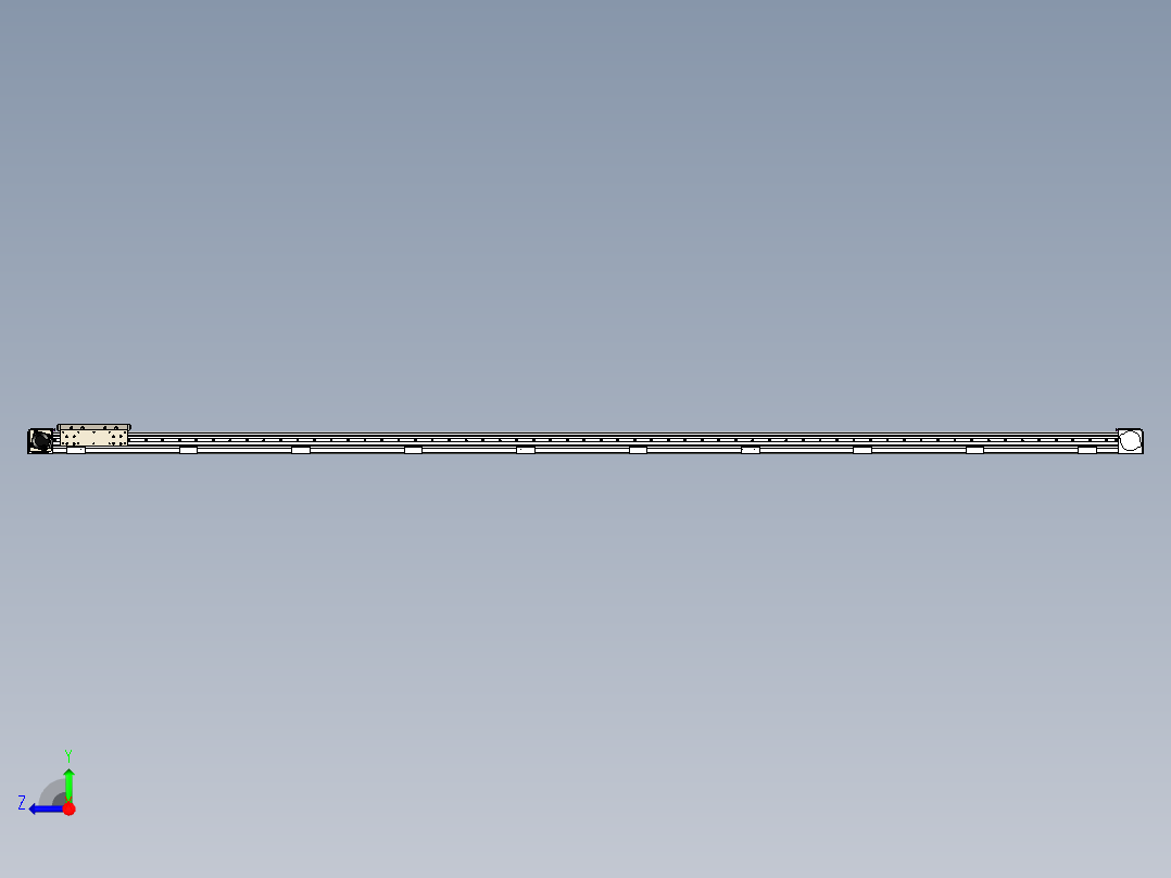 同步带滑台-欧规B8H-L176-S3500-L-ZP40-D3-N5右视图