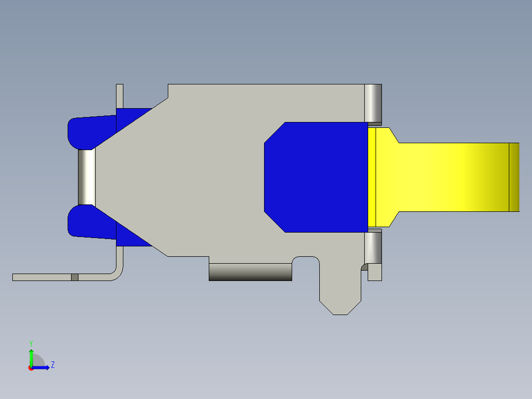 12N型探测器开关左视图