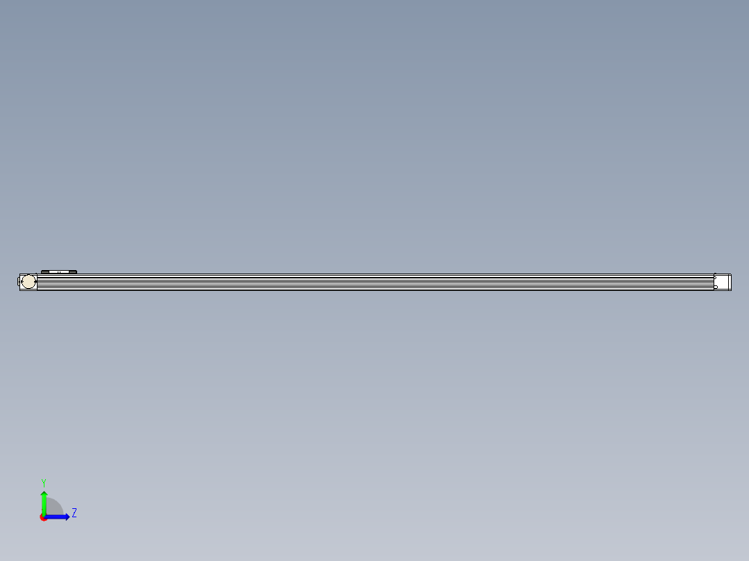 同步带滑台-欧规BC6-L120-S2500-R-P40-D3左视图