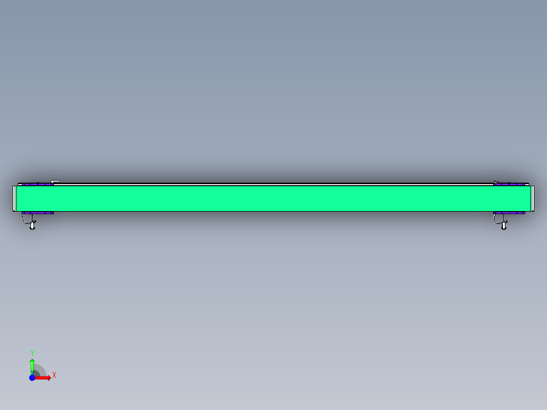 威洛博VL系列直线电机模组-2VL17E3-S2900前视图