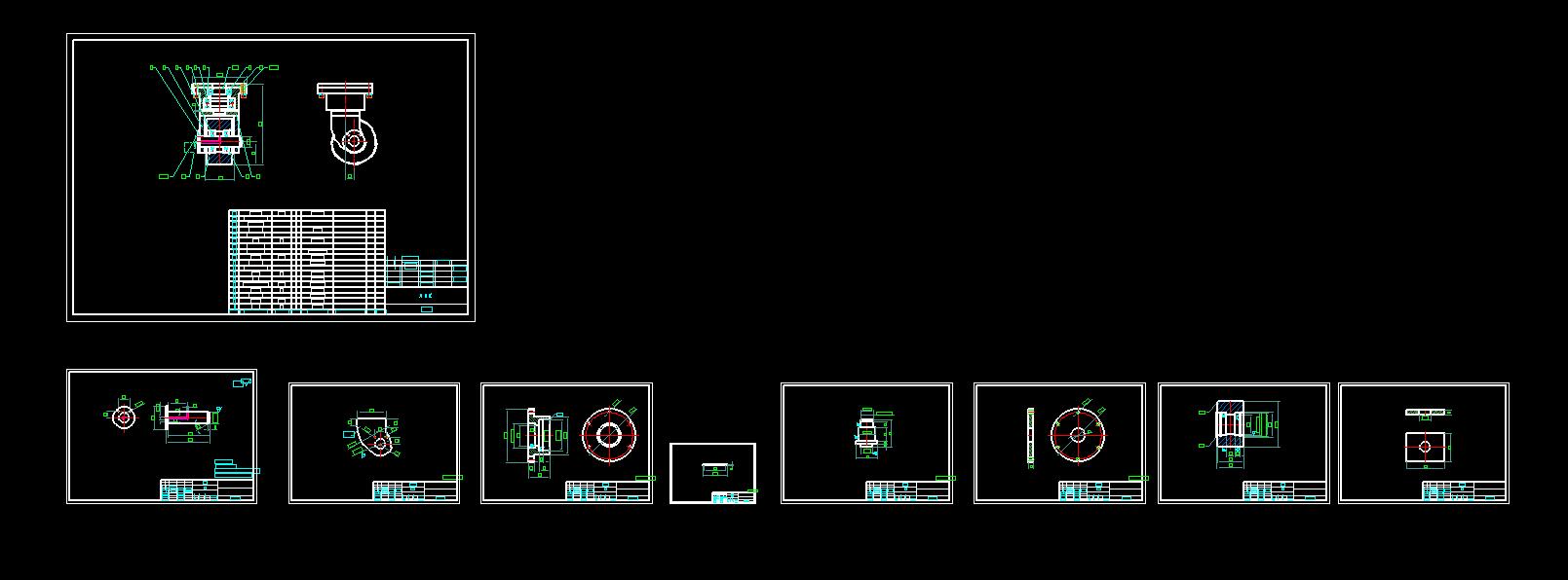 旋转式双轮电动轮椅设计-含三维catia图
