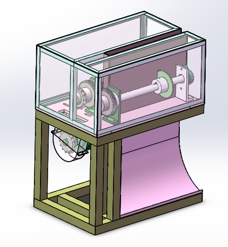 滚刀式裁切机sw18可编辑+cad
