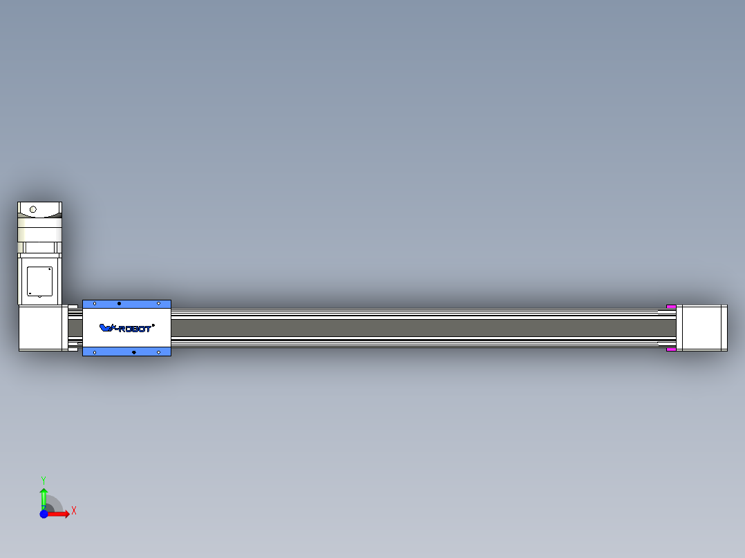 威洛博LB.GB同步带传动--欧规系列GB8-L192-S1000-BR-P75-K前视图