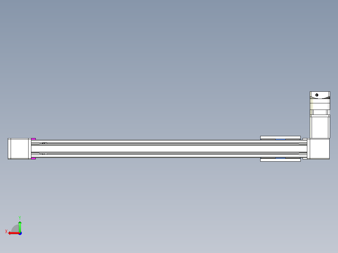 威洛博LB.GB同步带传动--欧规系列GB8-L192-S1000-BR-P75-K后视图