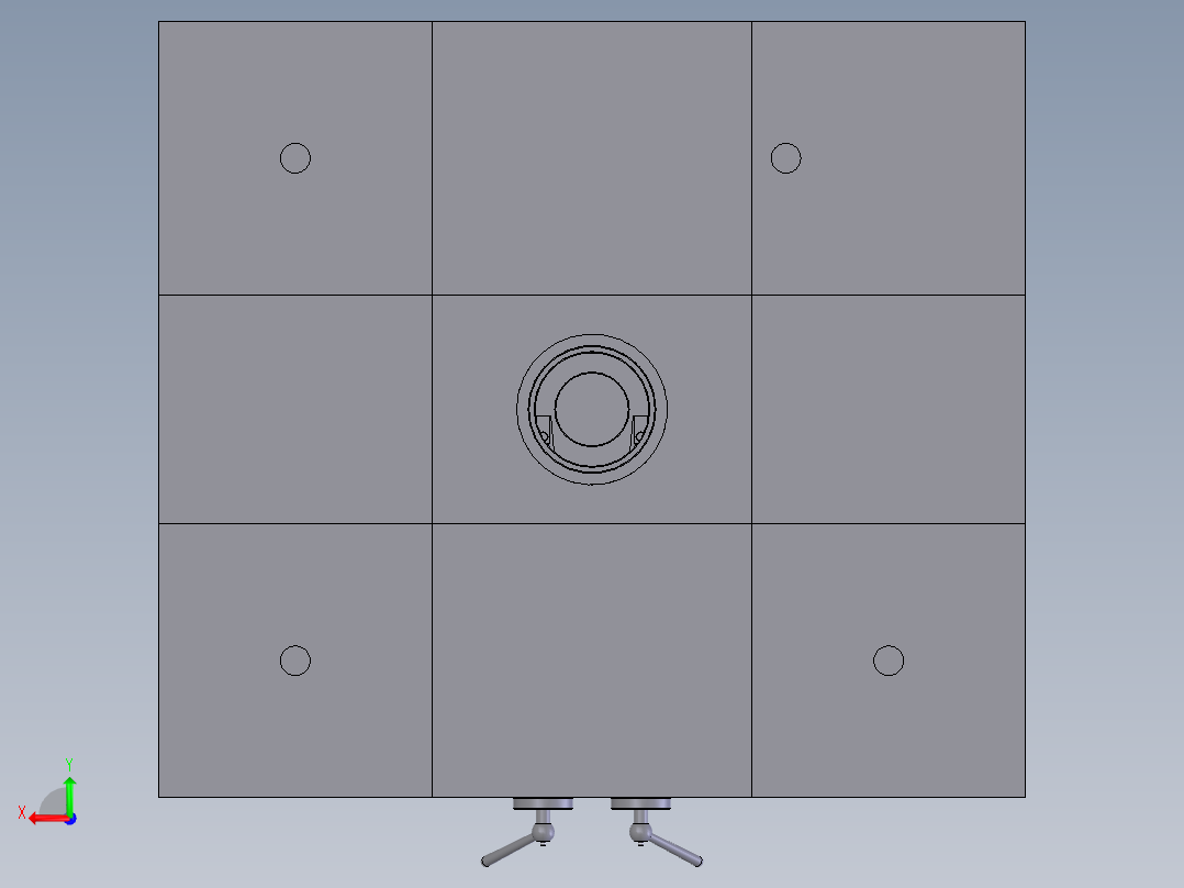 二辊矫直机后视图