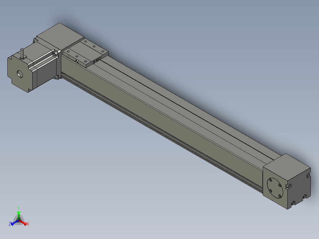 模组FBL80E600-L正等轴测图
