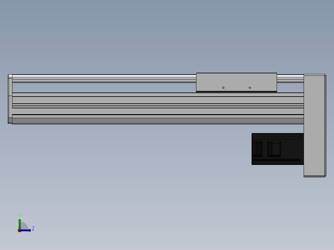 精密模组MY170-T10-300L-BM-P40B-C4-C左视图