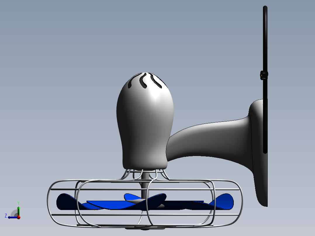 风扇（落地扇）右视图