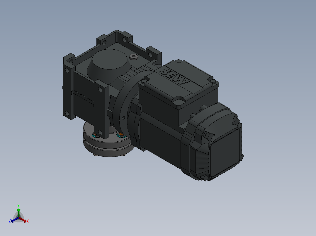 皮带输送机 (49)正等轴测图