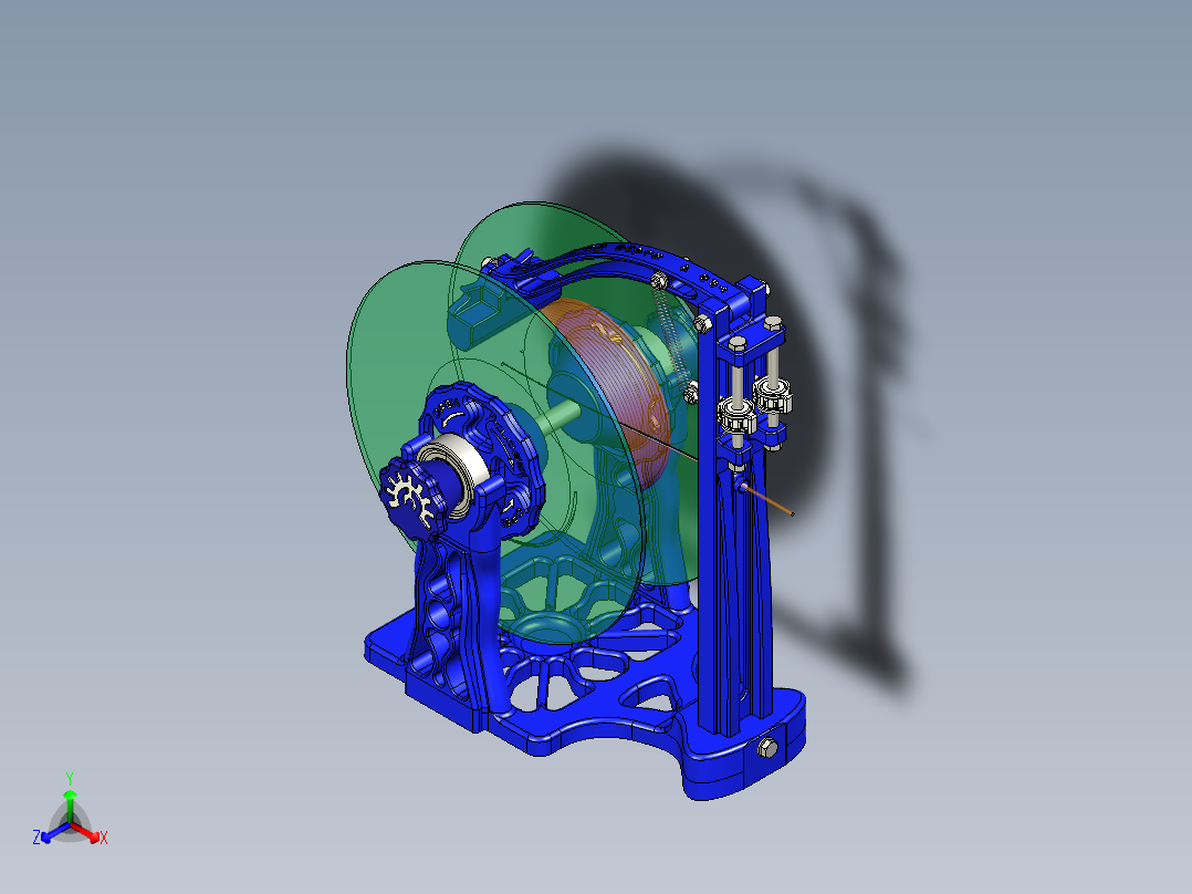 <span style='color: red'>3D</span><span style='color: red'>打印机</span>丝线轴保持架<span style='color: red'>3D</span><span style='color: red'>数模</span><span style='color: red'>图纸</span> STP格式