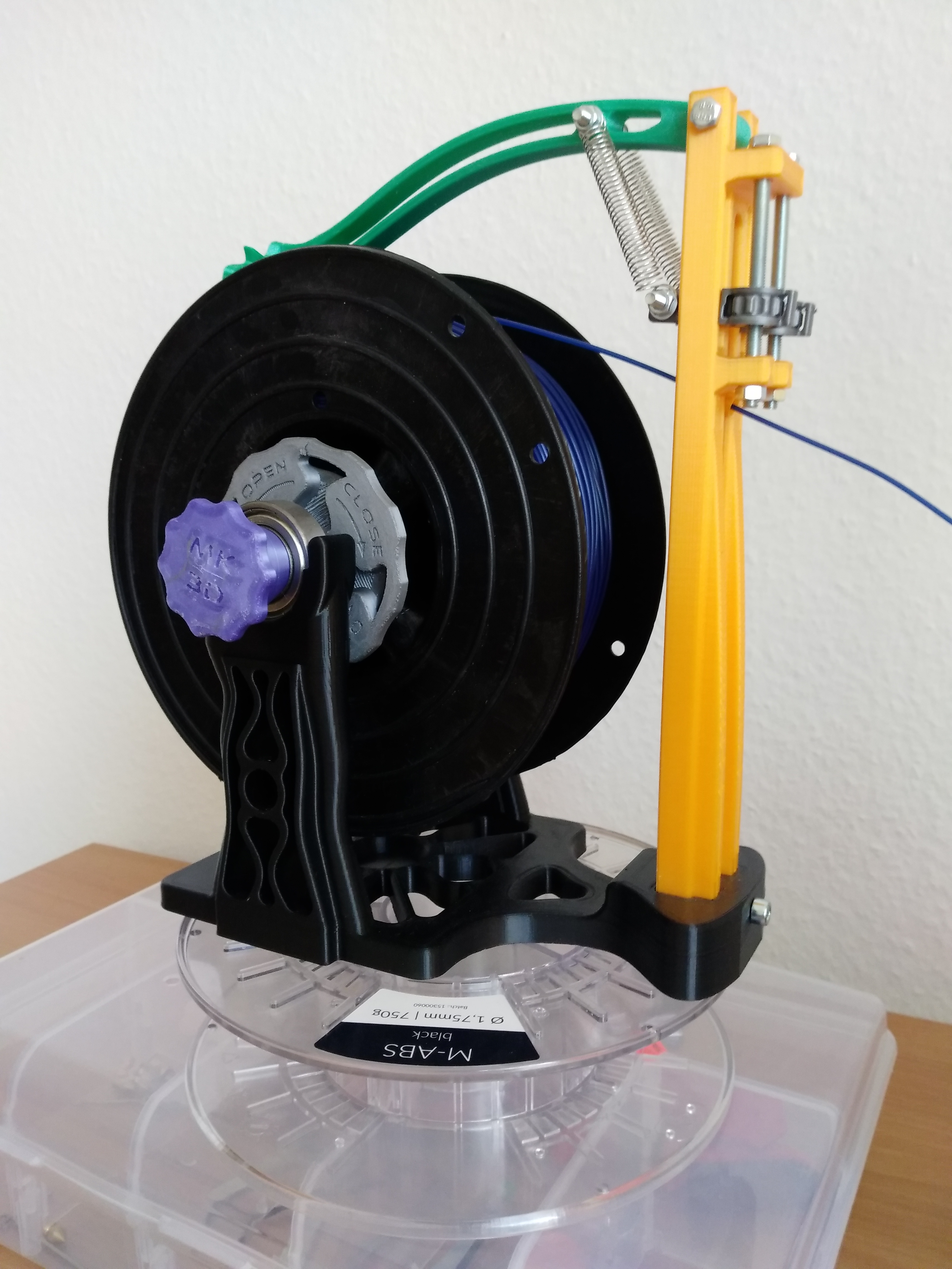 3D打印机丝线轴保持架3D数模图纸 STP格式