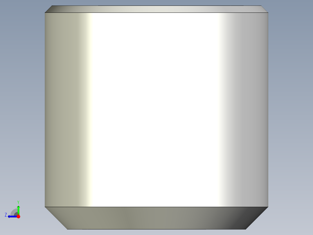 無頭內六角螺絲,不銹鋼無頭內六角螺絲PSW,PSSW-3D多系列多零件图纸模型右视图