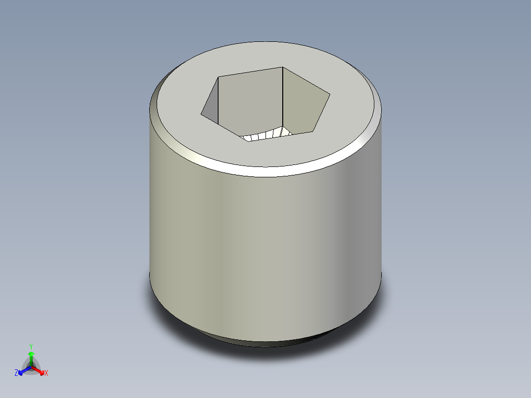 無頭內六角螺絲,不銹鋼無頭內六角螺絲PSW,PSSW-3D多系列多零件图纸模型正等轴测图