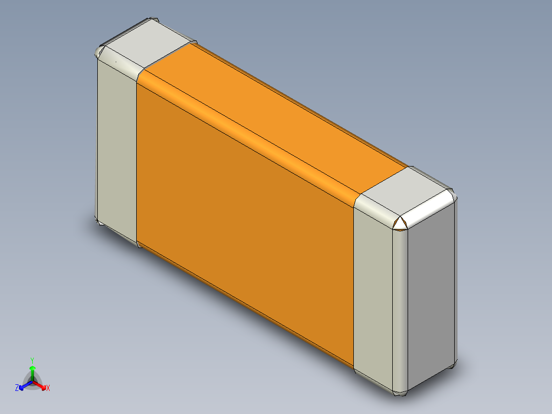 元器件<span style='color: red'>3D</span>封装C0402_02019