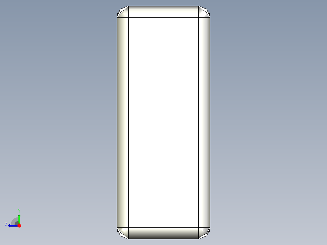 元器件3D封装C0402_02019右视图