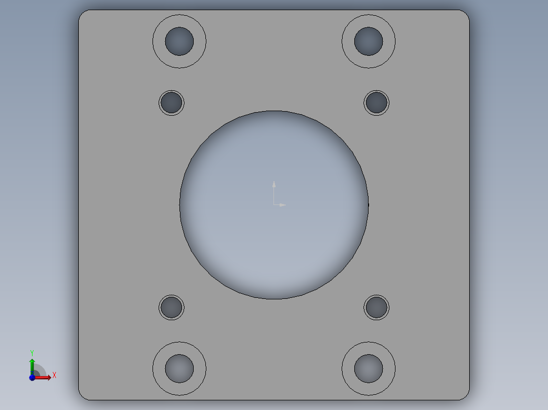 模组KK-86-F2 安川100W电机板(安川=台达 汇川 三菱 富士 禾川).SLDPRT前视图