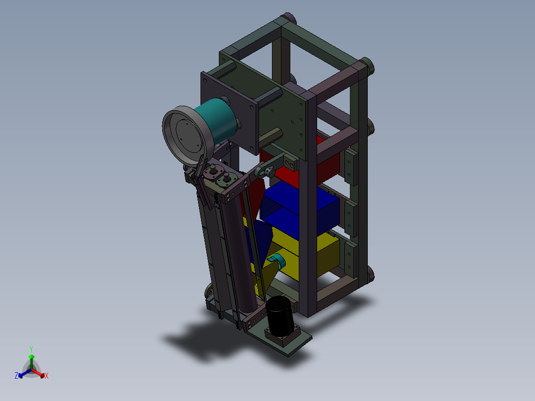 分选机正等轴测图