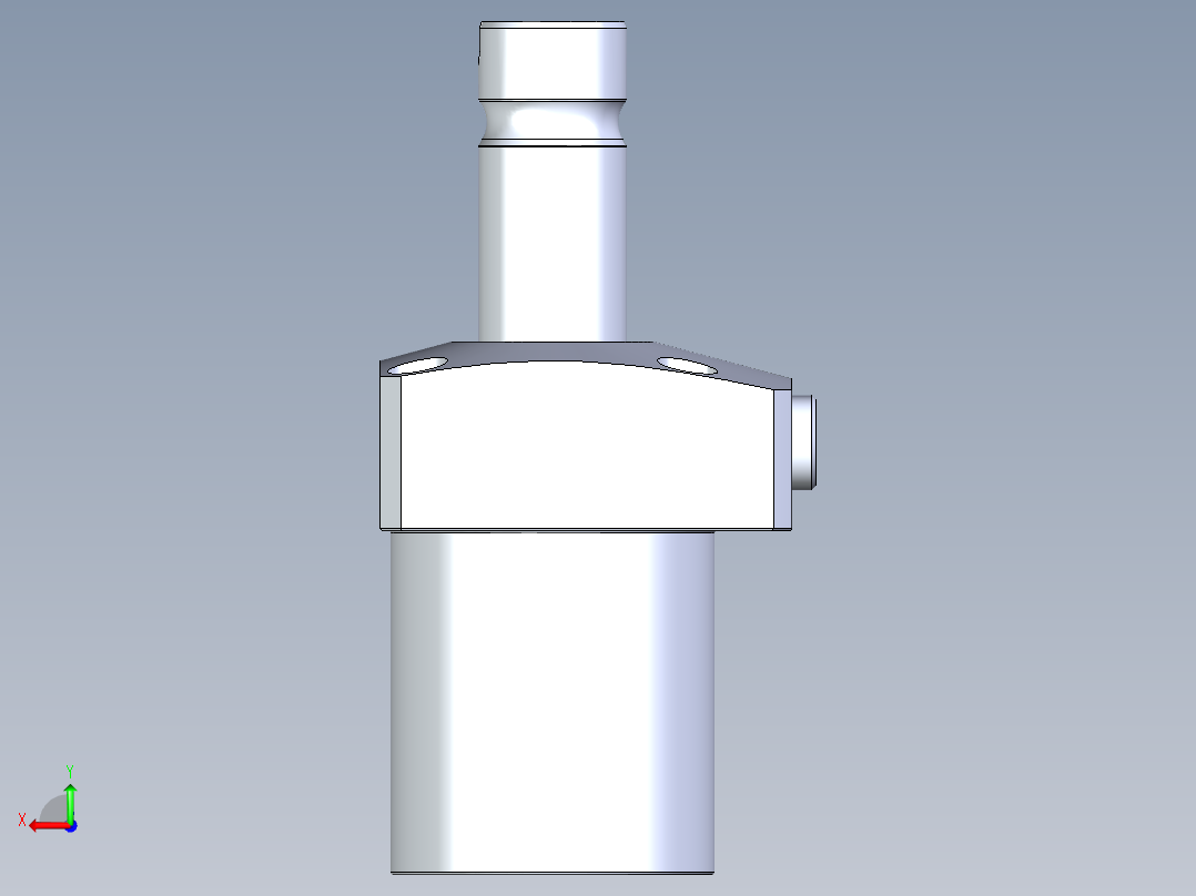 KOSMEKLHA0480-CL-F多系列多零件图纸模型后视图