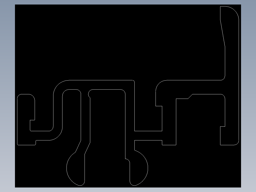 型材-BR PROTECTIVE PANE PROFILE PART A 3842524025.DXF