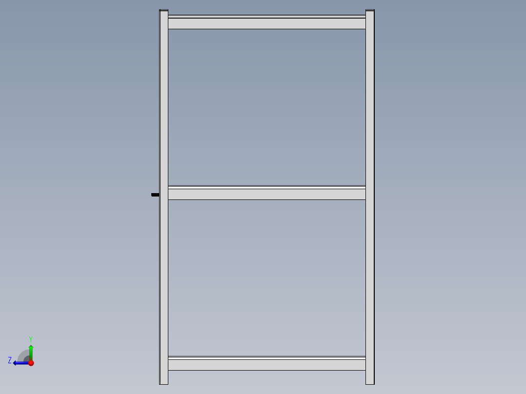 散装货架右视图