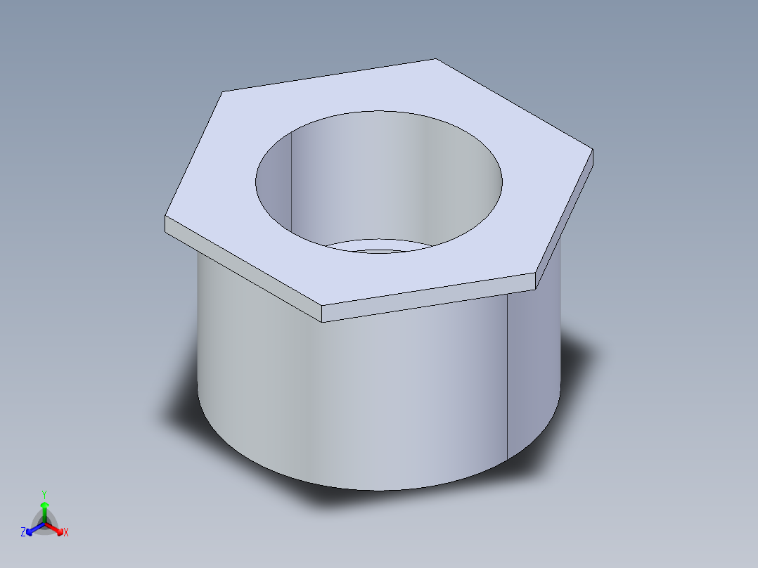 CPVC管件16-Sch80_ReducerBushing_SxSPIG_9837-338_3in x 2in正等轴测图