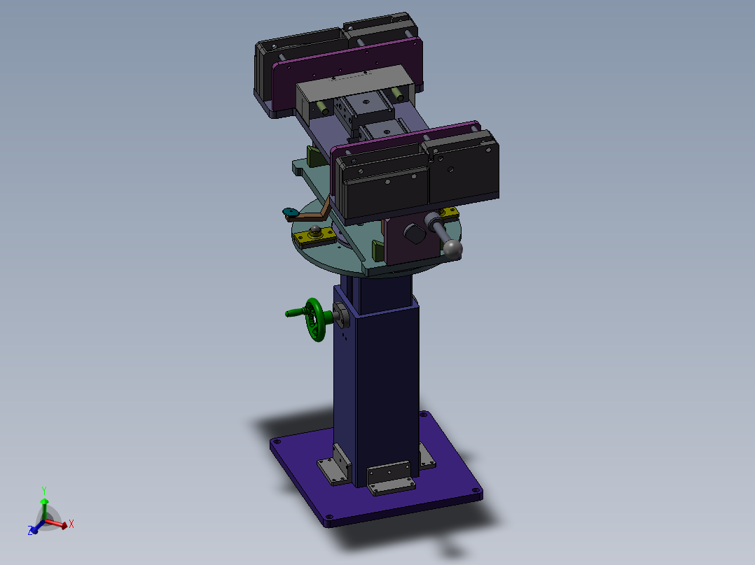 三合一靠背旋转工装