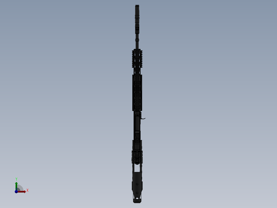 MK14射手步枪前视图