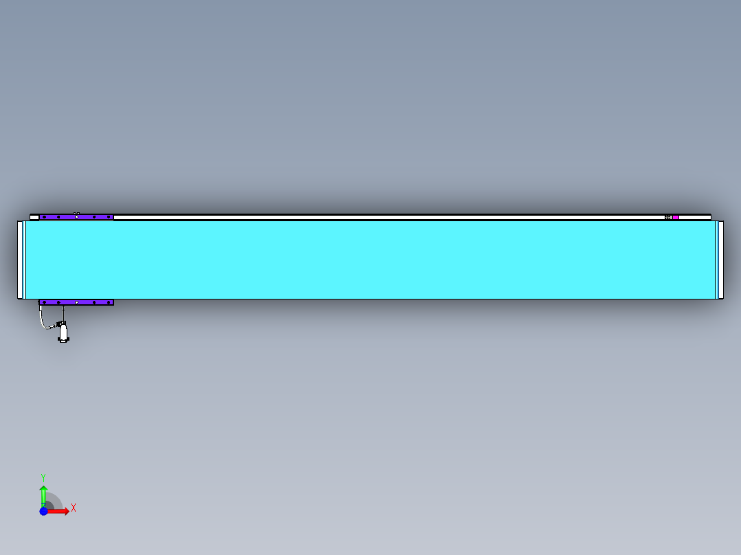 威洛博VL系列直线电机模组-VL22H3-S1650前视图