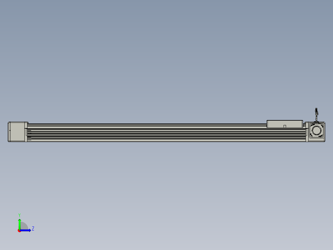 威洛博直线电机模组EB16-L208-S1400-R-ZP75-MS3-5K左视图