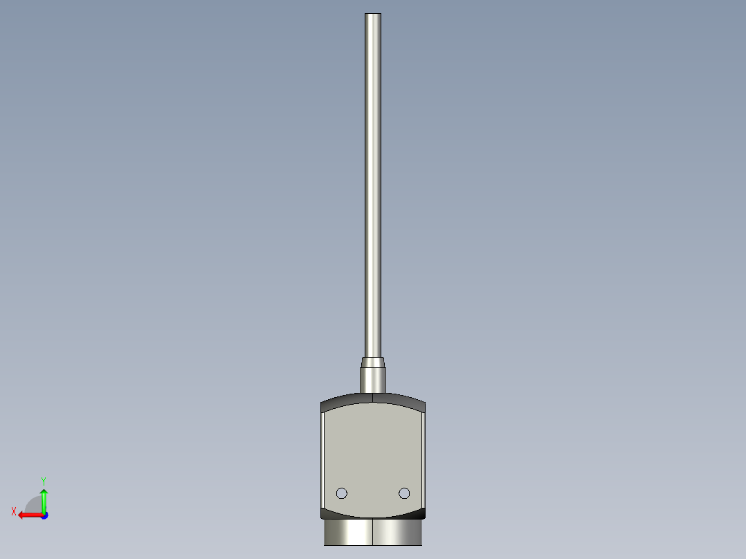 基恩士CV-C11camera_kc图纸模型后视图