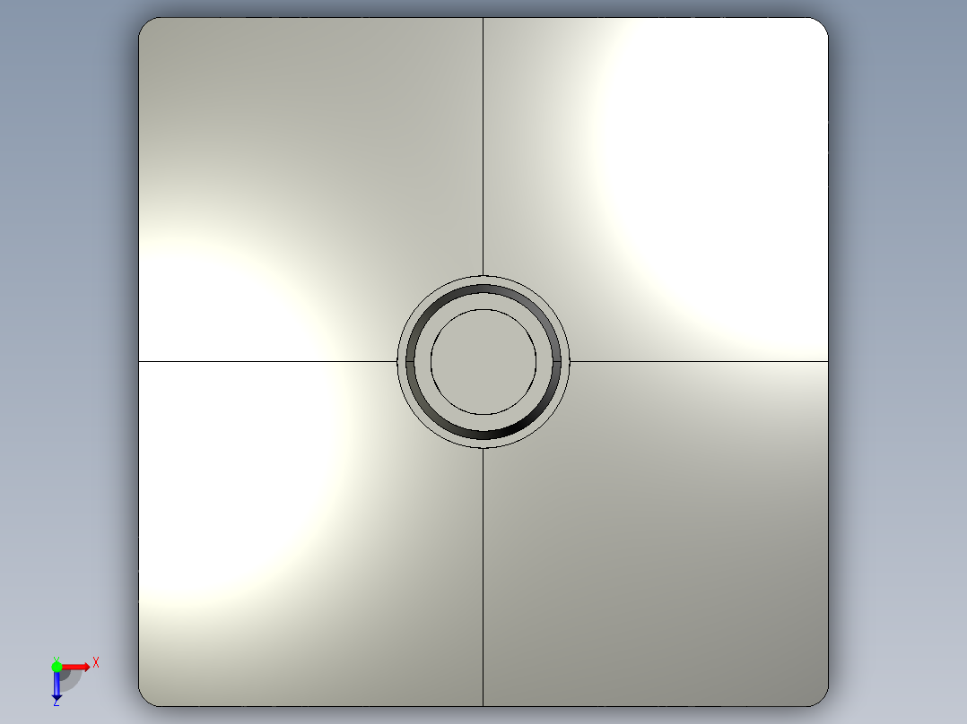 基恩士CV-C11camera_kc图纸模型俯视图
