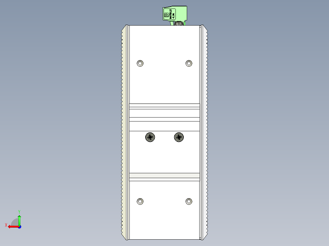 全千兆位非托管以太网交换机后视图