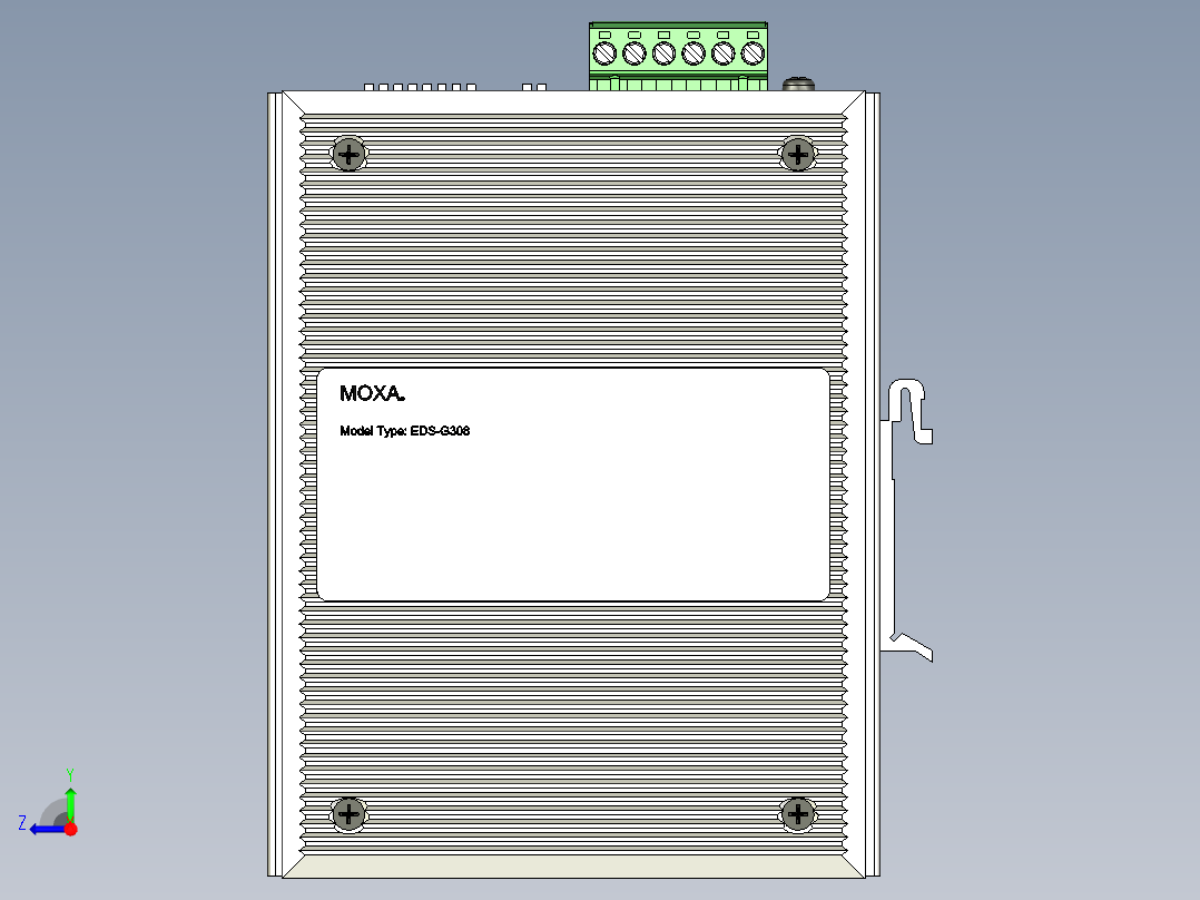 全千兆位非托管以太网交换机右视图