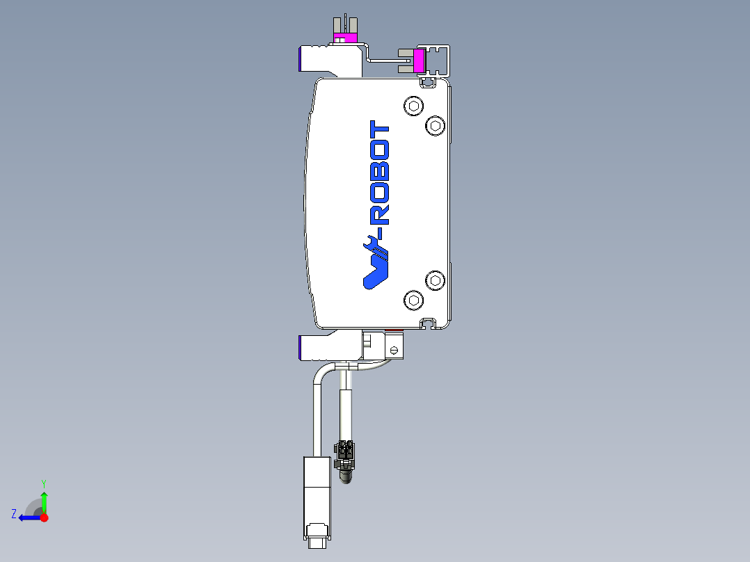威洛博VL系列3d模型模组2VL14S2Y-S500右视图